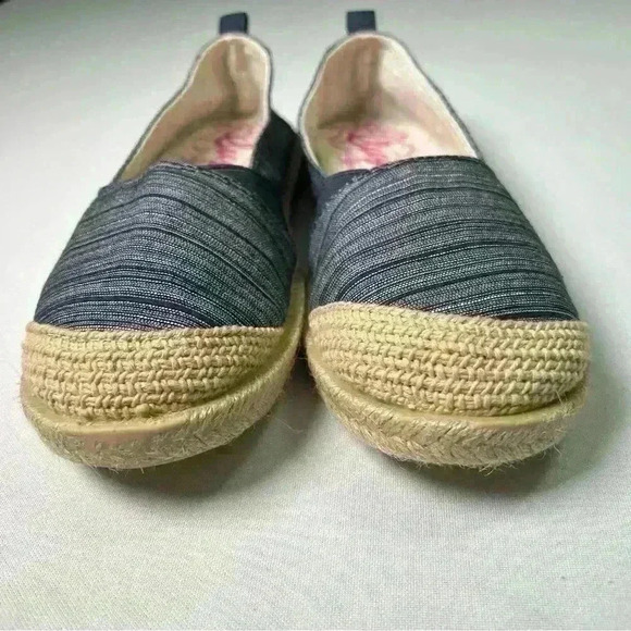 Sugar Women's Evermore Slip-On Espadrille Flats Navy Multi Wash US 8.5 new nb - Picture 5 of 8